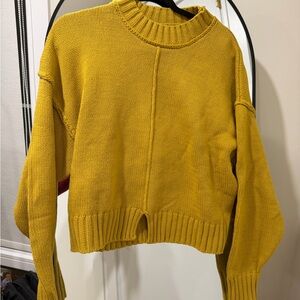 Mustard Yellow Women's Sweater